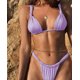 thumbnail image 1 of Bañador triangular para mujer, traje de baño brasileño de 2 piezas con pliegues, conjunto de Bikini liso con realce, conjunto de Bikini Sexy 2024, 1 of 5