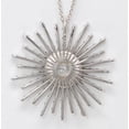 thumbnail image 4 of 18k White Gold Round Diamond Large Multi-Stone Stone Prong Setting Starburst Necklace Pendant(1.5 Ct, G, VS), 4 of 5