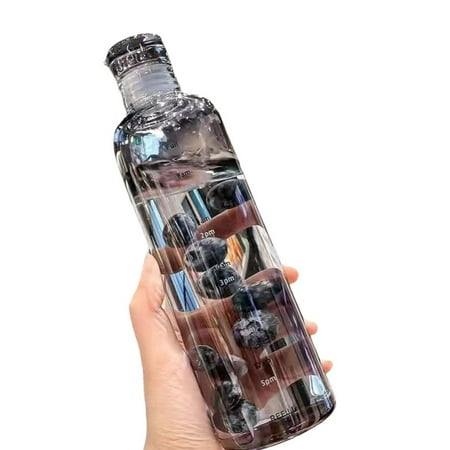 

wnpxqnt Clear Plastic Water Bottle 500ml/700ml Capacity C8P3