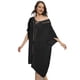thumbnail image 3 of Vestido Holgado de Crochet para Mujer, Talla Grande, para Verano Negro Talla Única, 3 of 8