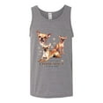 thumbnail image 2 of Wild Bobby, If It's Not a Chihuahua It's Just a Dog Gift, Men Graphic Tank Top, Heather Grey, X-Large, 2 of 4