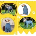 thumbnail image 4 of HQREA Polar Fleece Warm Dog Coats for Large Medium Dogs Winter 4 Legs Dog Jacket Onesies Jumpsuit, 4 of 5
