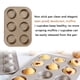 thumbnail image 5 of Bewildely Muffin Cup Cake Utensilios para hornear Cupcake Herramientas Antiadherente Molde de acero Egg Bandeja para hornear Muffin Cake Mold Type3 NO3 Bewildely HA001646-02, 5 of 6