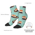 thumbnail image 4 of Bingfone Fox Design Patterned Men's Women's Casual Cotton Socks, 4 of 5
