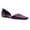 Purple, variant on XYD Women Pointed Toe D'orsay Flats Slip on Bare Sides Sandals Comfortable Casual Dress Work Shoes Size 7 Purple