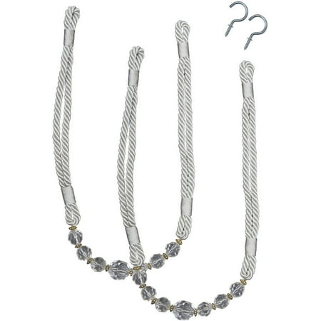 - Bali Crystal Rope Curtain Tieback, Available in Multiple Colors