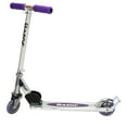 thumbnail image 2 of Razor A2 Trottinette Pliante Portable en Aluminium pour Enfants avec Barre à Roulettes, Violet, 2 of 6