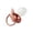 Pink, variant on Adult Pacifier for Playful Comfort, Electroplated Finish Silicone Teething Soother, Large Size Oral Relaxation Accessory for Roleplay and Fun