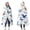 White Blue Butterfly, variant on Wearable Blanket,Gradient Color Butterfly Pattern Hooded Wearable Flannel Blanket for Adults & Teens,Winter Poncho Shawl Wrap Cape Cozy Anti-Pill,50"x60"