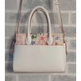 thumbnail image 5 of Anne Klein Handbag Multi Floral White Trim Crossbody Satchel Pockets, 5 of 7