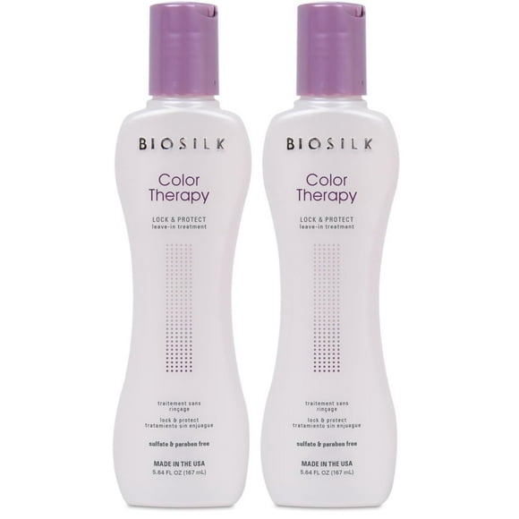 Tratamiento capilar BioSilk Color Therapy Lock & Protect 166 ml x 2