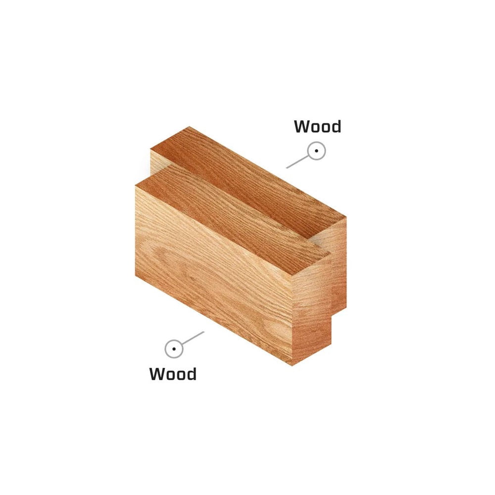 (1000/Pack) #8 1-3/4 in. Coarse Thread Square-Head Collated Wood to Wood Screw - Yellow Zinc