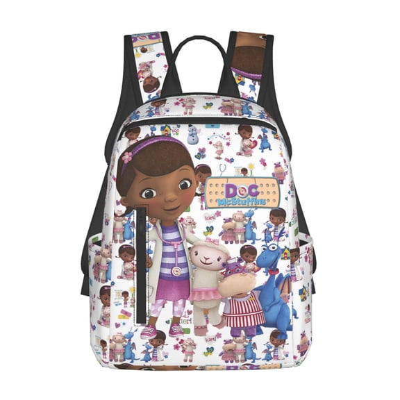 Doc Cute McS-tuffin Backpack Travel Laptop Bag Lightweight Bookbag Daypack Camping