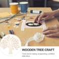 thumbnail image 6 of OFFIGAM 10pcs Wooden Tree Embellishments for Craft Projects and Table Decoration, Rustic Wood Accents for Home Decor, 6 of 10