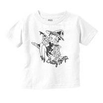 Betty Boop Halloween Flying Witch Youth T Shirt Tee Girls Infant Toddler Brisco Brands 24M