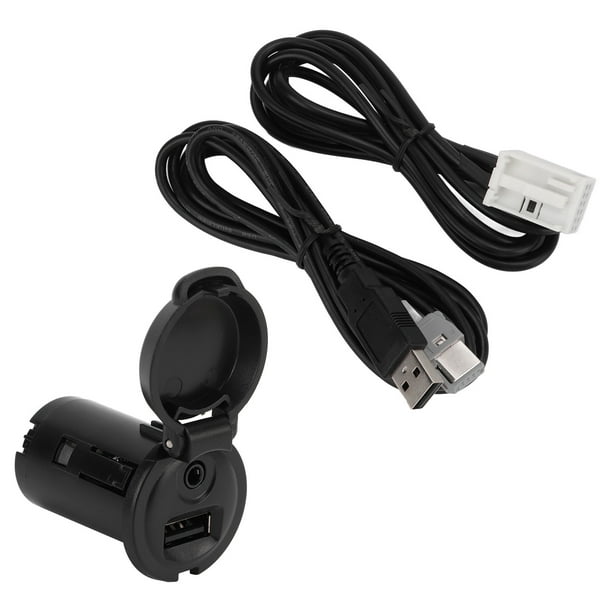 Câble adaptateur audio USB / AUDIO de voiture RD45 USB / Aux Citroen C2 /  C5 / Peugeot 207/307/
