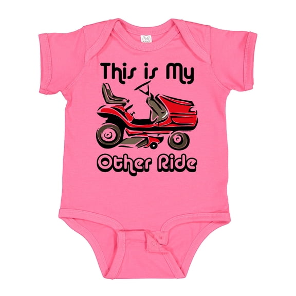 Inktastic Mower My Other Ride Boys or Girls Baby Bodysuit