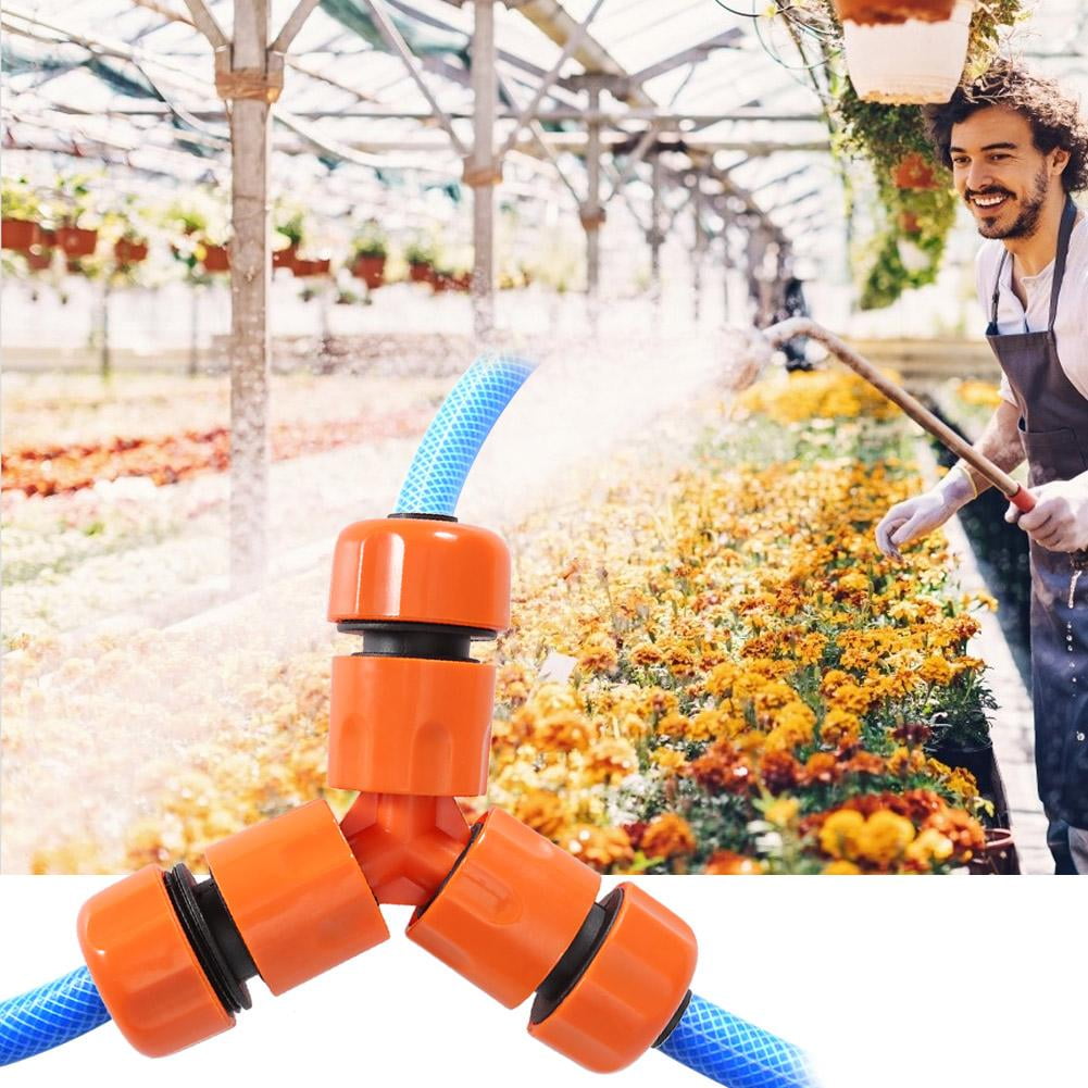 Mgaxyff YShaped 3 Way Hose Connector Splitter Garden Water Splitter