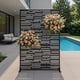 thumbnail image 3 of Yeshouse Biombo de acero galvanizado de alta resistencia, panel de cerca de 183 x 119 cm, divisor decorativo resistente a la intemperie y enrejado para plantas, ideal para patio y jardín, 3 of 8