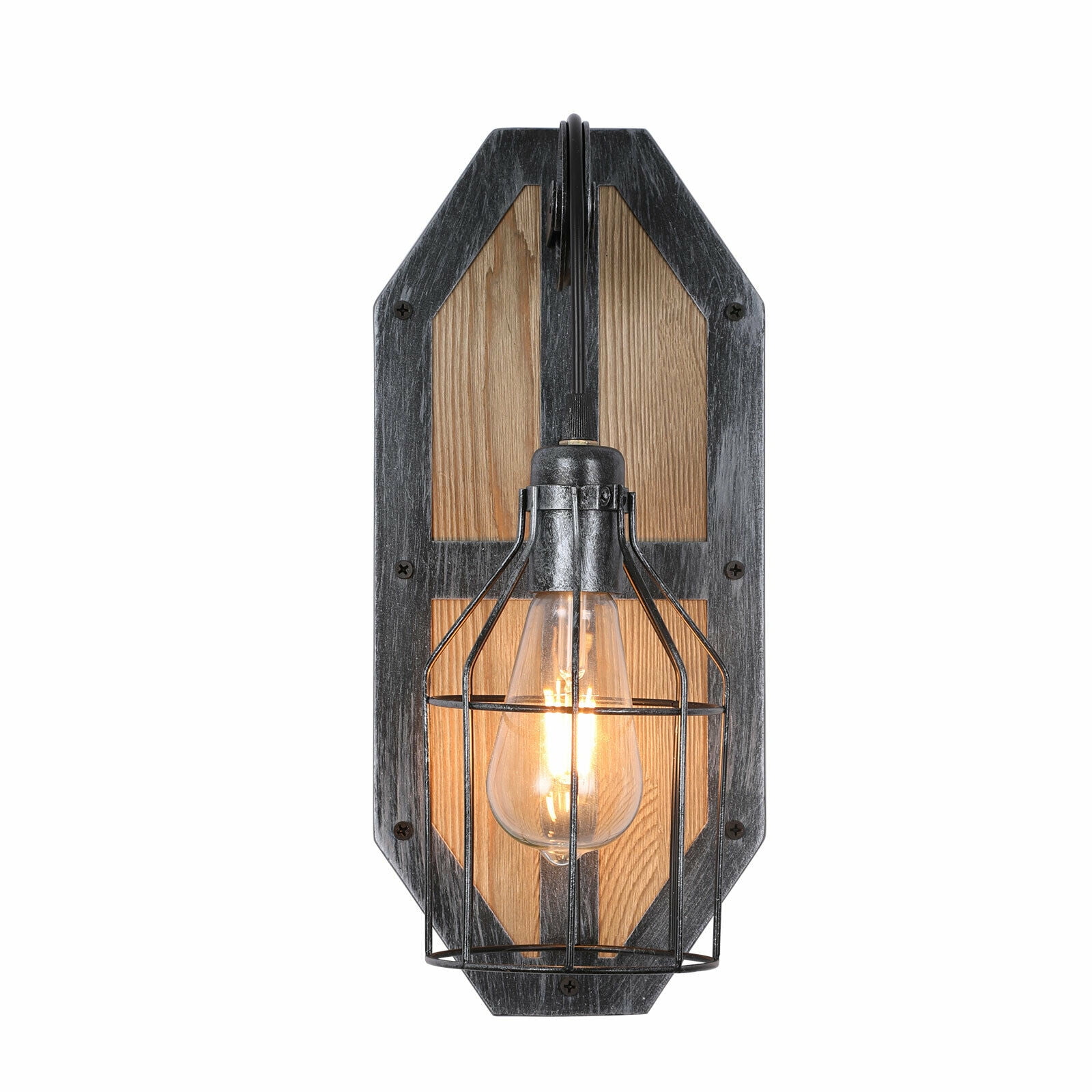 Industrial Wall Sconce Light Retro Antique Vintage Rustic Lantern Lamp Fixture