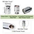thumbnail image 2 of 2 piezas 360 22mm Aireadores de grifo giratorios universales Repuesto de grifo Adaptador de filtro de agua, 2 of 7
