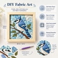 thumbnail image 2 of No-Sew Kinusaiga Fabric Art Kit, DIY Relaxing Handmade Art Project for Adults, Textile Craft Wall Decor Craft, Halloween Christmas Fall Gifts,Lobster, 2 of 6