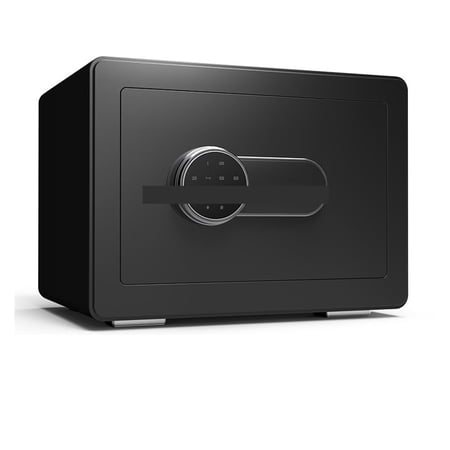 28CM Electronic Safe Deposit Box Secret Hidden Piggy Bank Digital Access & Override Keys For Store Money Guns Jewelry Documents