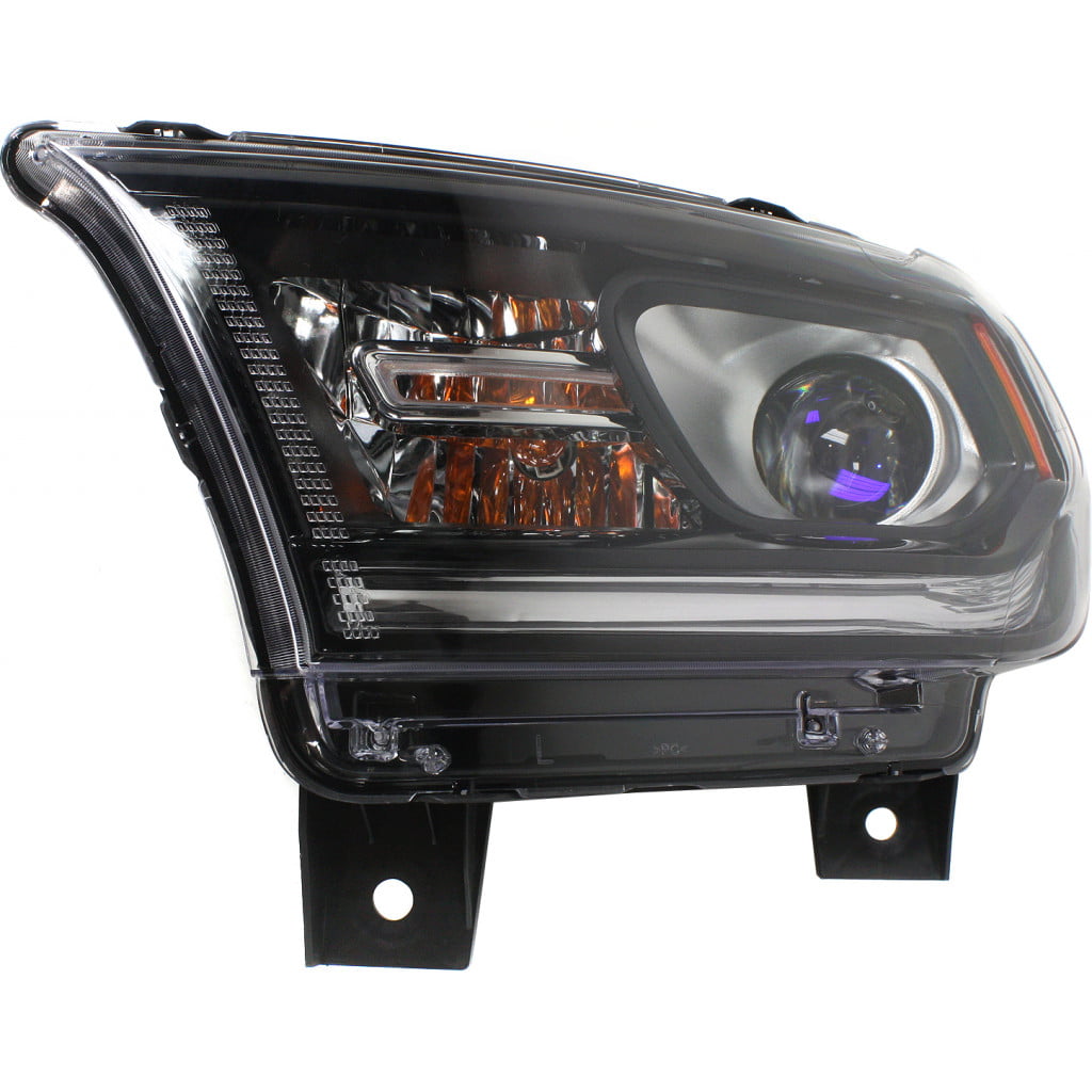 For Dodge Durango Headlight Assembly 2014 15 16 2017 Driver Side | Halogen | w/o LED Daytime 2017 Dodge Durango Gt Headlight Bulb Replacement
