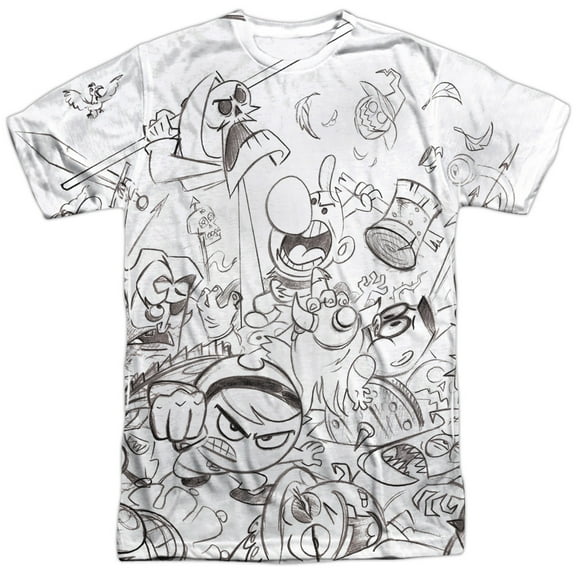 Grim Adventures Of Billy And Mandy Brawl Mens Sublimation Shirt