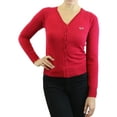 thumbnail image 3 of Women’s V-Neck Button Cardigan Sweater, 3 of 4