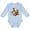 AE-Light Blue, variant on Inktastic Happy Farm Animals Boys or Girls Long Sleeve Baby Bodysuit