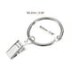 thumbnail image 2 of Anillos de cortina Uxcell con clips, 14 piezas de anillos de clip para cortinas, ganchos de anillos de clip para cortinas de 1 pulgada (Plata), 2 of 5