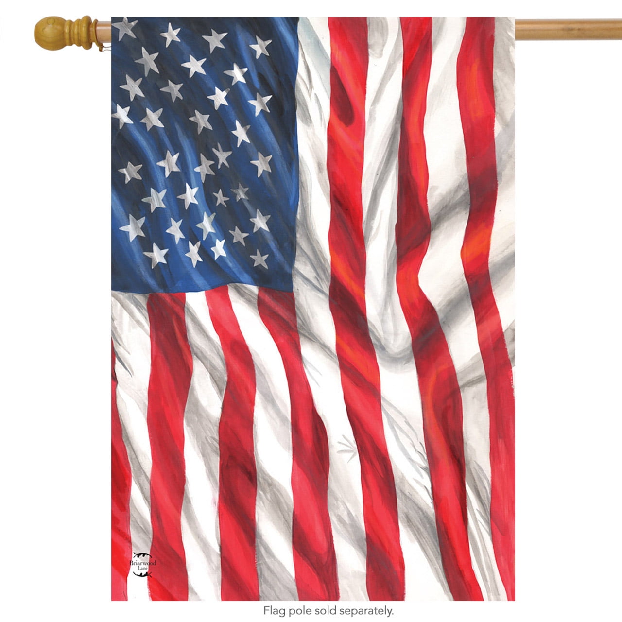 NEW Embroidered Stars American House Flag Show USA Patriotic Support 28/"X50/"