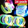 thumbnail image 3 of YOPTOP Lot de 24 Bracelets Lumineux LED pour Fête du Nouvel An, 3 of 5
