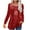 Red, variant on Patlollav Fall Winter Womens Blouses,Ladies Beaded Patchwork Print Pendant Collar Long Sleeve Tops