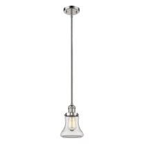 Innovations Lighting 201S Bellmont Bellmont 7" Wide Mini Pendant - Nickel