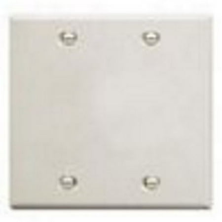 Faceplate Blank Insert - ICC ICC IC630EBDWH FACEPLATE, 2 GANG, BLANK, WHITE
