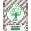 Green Country Soil Color-Enhanced Hardwood Mulch, Brown