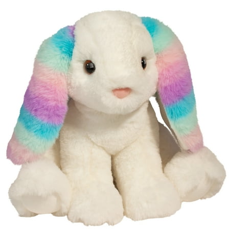 Douglas Livie The Rainbow Bunny Plush Stuffed Animal Toy, Large 10 in