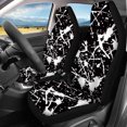 thumbnail image 3 of Uourmeti Abstract Paint Splatter Pattern Car Seat Covers Full Set Breathable Car Seat Covers Set, Soft Compatible with Cars Trucks, 3 of 10