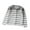 Gray, variant on Riecok Unisex Cardigan Sweater Crewneck Long Sleeve Stripe Open Front Button Winter Kids Sweater Light Blue 10 Years