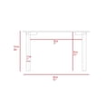 thumbnail image 5 of Cabo Writing Desk, Four Legs Mahogany, 5 of 5