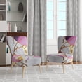 thumbnail image 2 of Designart "Violet-Hued Geode Abstract II" Chaise d'Appoint en Marbre Violet - Fauteuil Moderne pour Salon, 2 of 7