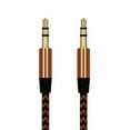 thumbnail image 3 of Grofry 3.5mm Universal Audio Cable,Colorful Braided Wire Male to Male Audio Cable AUX Line for Car Speaker Cell Phone, 3 of 6