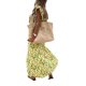 thumbnail image 4 of VISgogo Vestido largo de verano floral para mujer, manga con volantes, corte bajo, línea A, vestido de playa bohemio VISgogo  moda, 4 of 5
