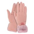 thumbnail image 2 of Spencer Winter Gloves Touchscreen for Women, Warm Suede Texting Gloves Thermal Soft Lining Windproof for Running Driving "Pink", 2 of 8