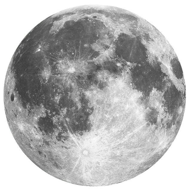 MasteelfCA Moon Pattern Floor Sticker Self Adhesive Wall Decal Tile Sticker Creative Floor Ornament Waterproof Non-slip Decals