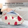 thumbnail image 7 of GZHJMY Red Dots Satin Pillowcase for Hair and Skin, Soft and Cozy Cooling Smooth Pillow Cover with Envelop Closure, Queen Size 20x30in Home Decor, 7 of 7