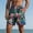 Navy, variant on SOOMLON Quick Dry Swim Shorts Men Big and Tall Size Swim Trunks Floral Board Shorts with Pockets Drawstring Hawaiian Shorts