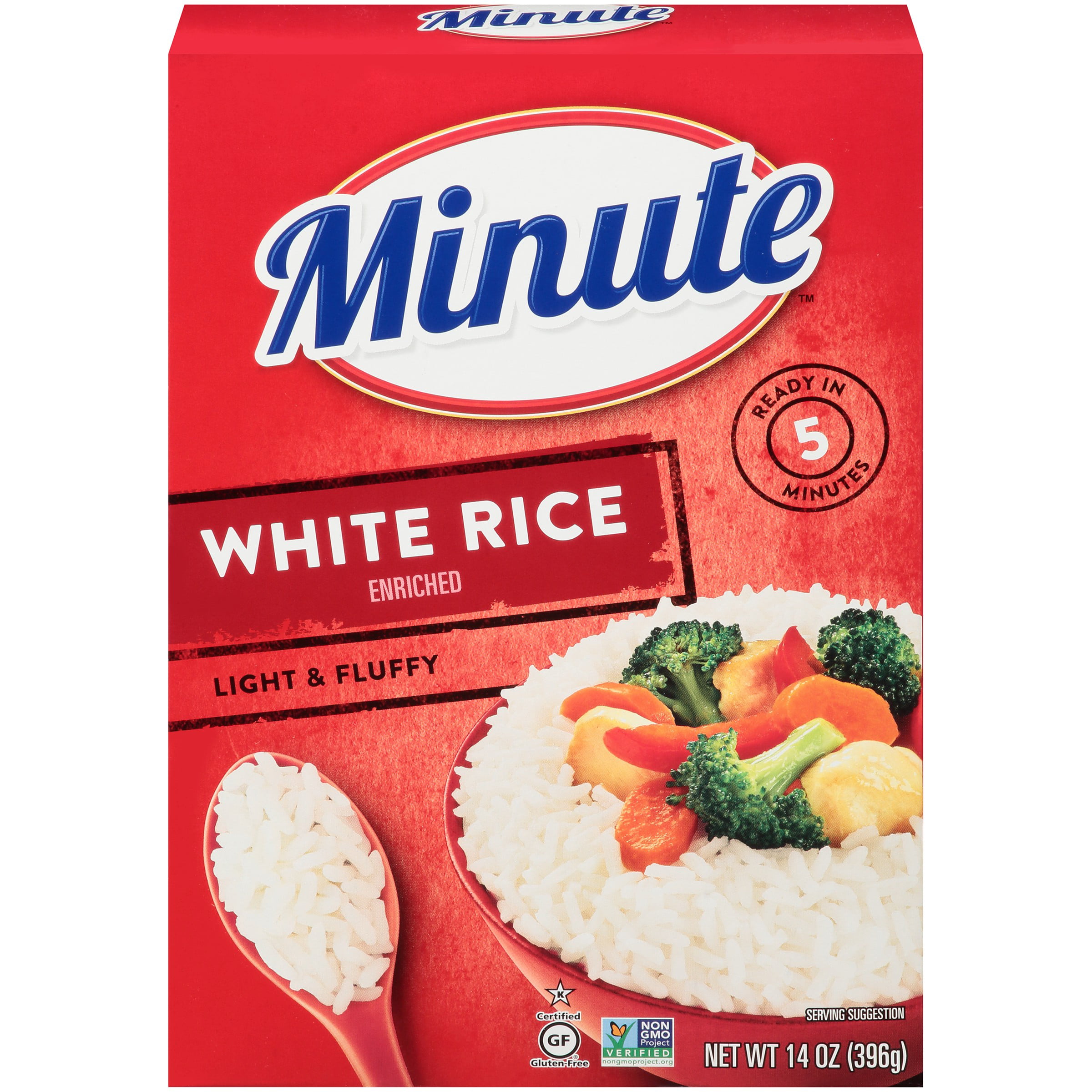 Minute White Instant Enriched Long Grain Rice 14 oz Box - Walmart.com
